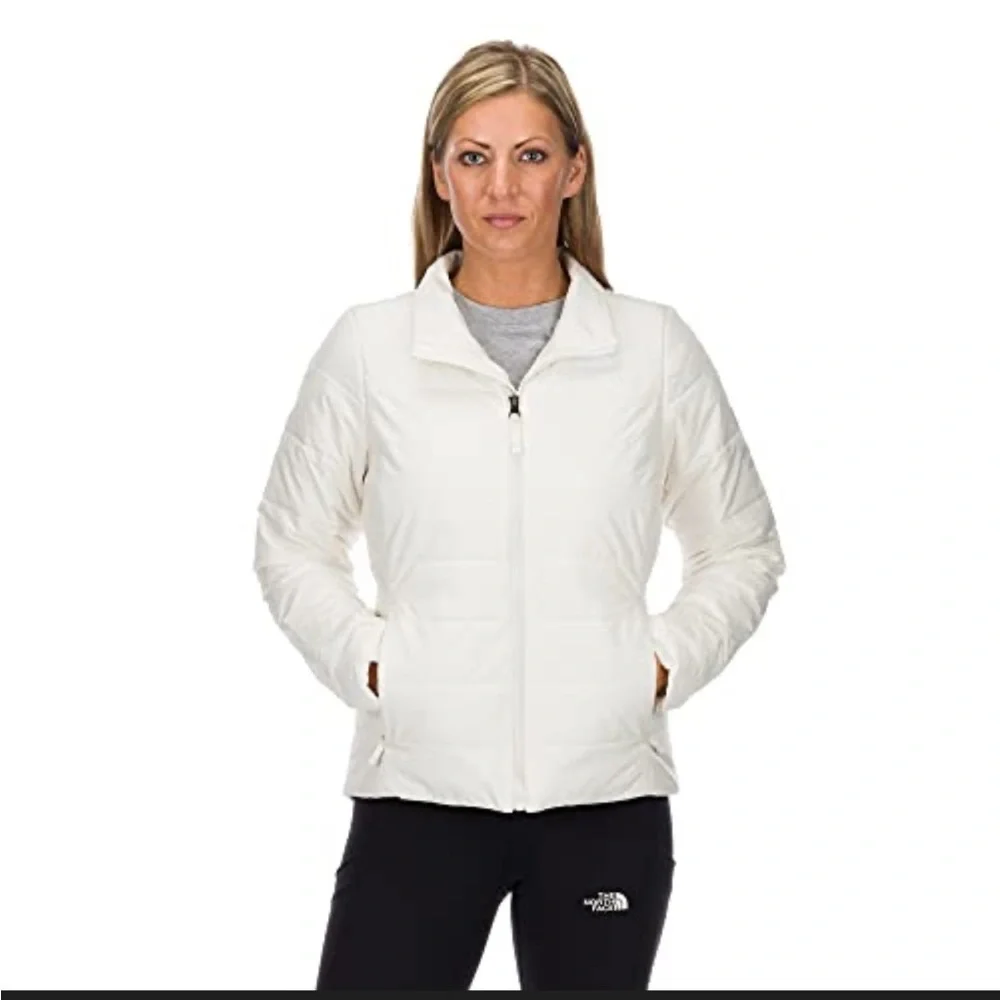 The North Face Reversible Puffer Winter Jacket White size Small - Picture 16 of 16